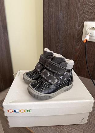 Черевики для дівчинки geox зимові на ніжку 11.5-12 см