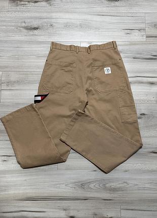 Брюки карпентер чинос томми хилфигер tommy jeans carpenter work pants, l, оригинал