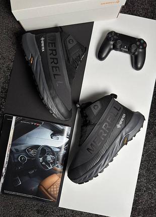 ❄️чоловічі кросівки merrell agility peak 5 zero fur grey black