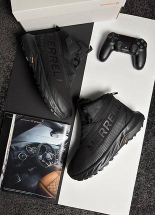 ❄️чоловічі кросівки merrell agility peak 5 zero fur all black