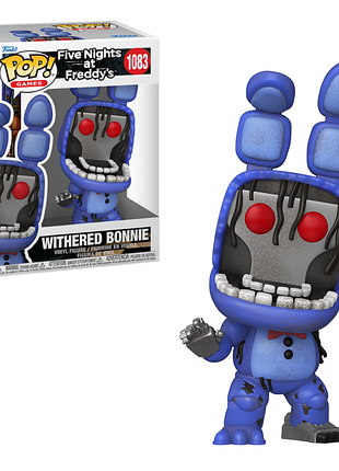 Фігурка funko pop п'ять ночей з фредді зламаний бонні five nights at freddy's withered bonnie 10 см fp fnaf b 1083
