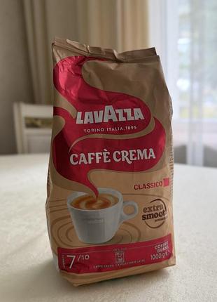 Кава в зернах lavazza caffè crema classico 1000 г