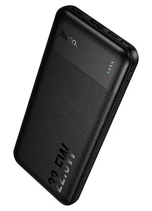 Зовнішній акумулятор hoco j159 essence 22.5w+pd20w fully compatible power bank(10000mah) black