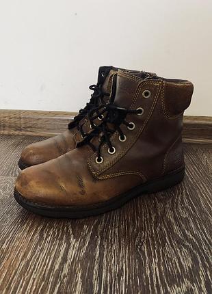 Шкіряні жіночі черевики timberland 3