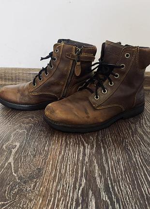 Шкіряні жіночі черевики timberland 4