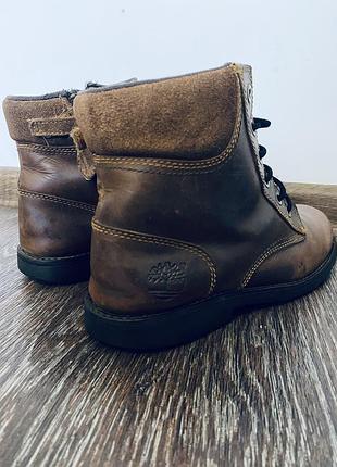 Шкіряні жіночі черевики timberland 6