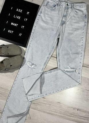 Джинсы с распорками zara