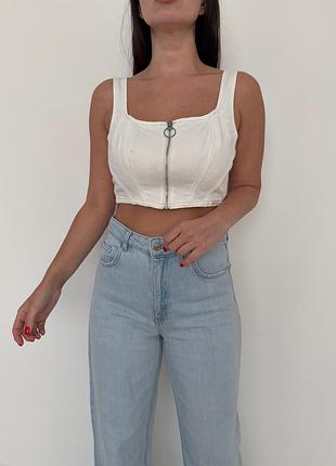 Джинсовый топ lee &amp; h&amp;m