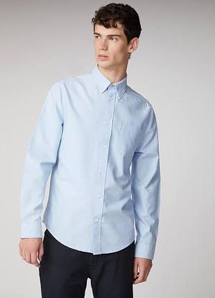 Новая голубая рубашка "ben sherman" р.16,5 - 42 cм