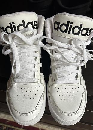 Кросівки adidas entrap mid білі зі шкіри