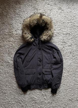 Alaska puffer/аляска куртка/ jaded london/ archive puffer/ курточка с мехом/ abercrombie fitch/ indiesleeze/ индислиз архив/ vetemers type bomber
