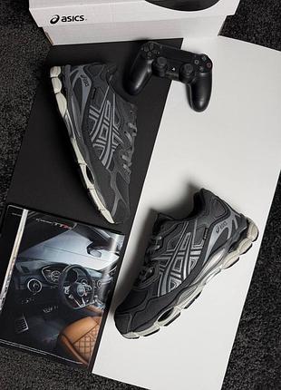 ❄️ чоловічі кросівки asics gel-nyc fur grey metallic