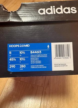 Кеди adidas високі синьо-чорні 4