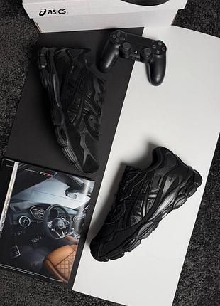 ❄️чоловічі кросівки asics gel-nyc fur all black