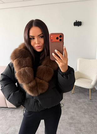 Куртка з хутром брендова 7