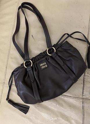 Нова сумка бордо от miu miu