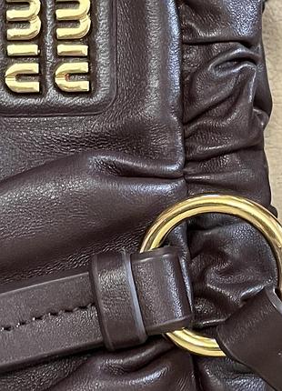Нова сумка бордо от miu miu 2