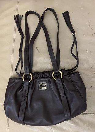 Нова сумка бордо от miu miu 4