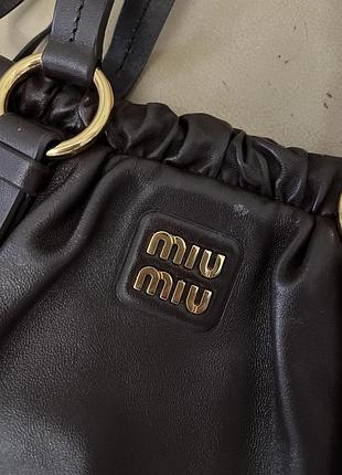 Нова сумка бордо от miu miu 5