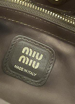 Нова сумка бордо от miu miu 8
