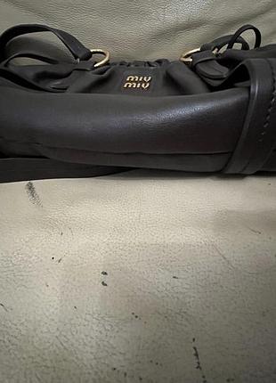 Нова сумка бордо от miu miu 9
