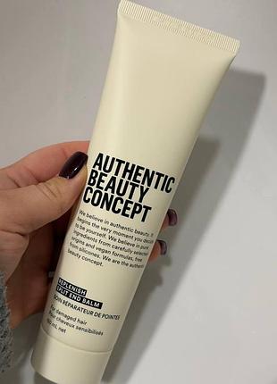 Бальзам authentic beauty concept replenish split end balm для відновлення посічених кінчиків, 150 мл