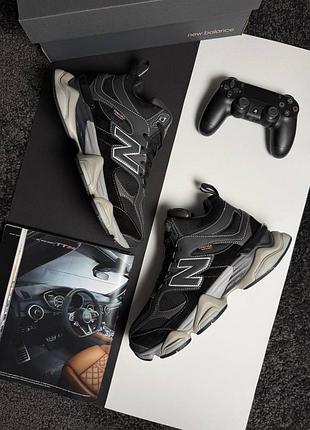 ❄️чоловічі кросівки new balance 9060 fur grey black beige