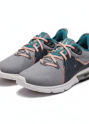 Женские кроссовки nike air max sequeent 3 premium v в цвете oil grey / bright mango (артикул ar0255-001).