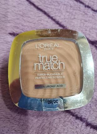Пудра лореаль  l’oréal paris true match 2r/2c