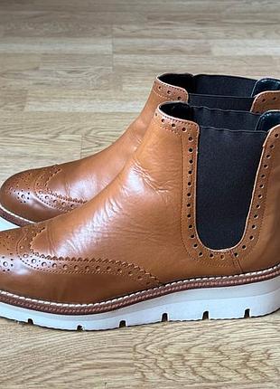 Кожаные ботинки navyboot в идеальном состоянии 38 размера