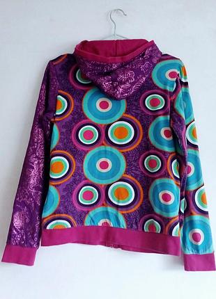 Desigual худи двусторонее для девочки 100% хлопок еа молнии с карманами на 13/14 лет 9