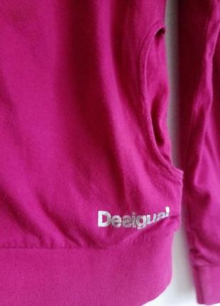 Desigual худи двусторонее для девочки 100% хлопок еа молнии с карманами на 13/14 лет 3