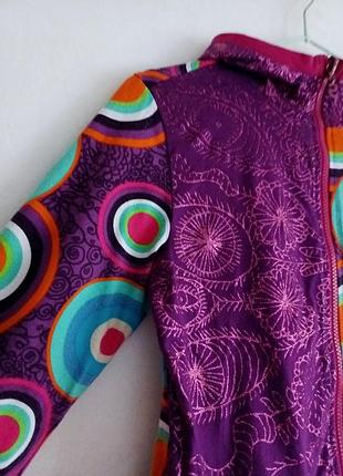 Desigual худи двусторонее для девочки 100% хлопок еа молнии с карманами на 13/14 лет 8