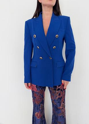 Синий пиджак zara