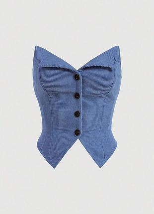 Топ на ґудзиках shein