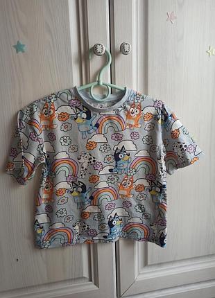 Футболка для дома, пижама, из мультсериала блуи