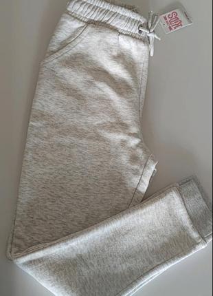 Теплые спортивные штаны matalan для девочки спортивные джоггеры серые брюки