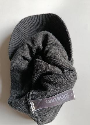 Шапка с козырьком southern серая, 59, one size (s-l) 10