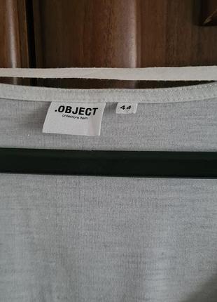 Жіноча блуза object біла зі стразами 3