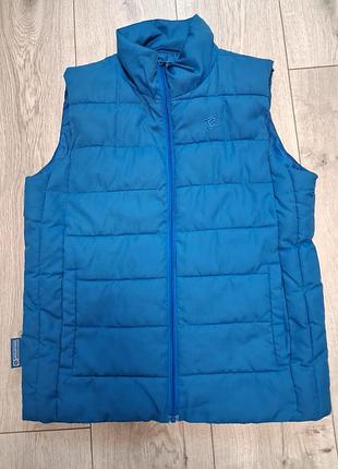 Жилетка mountain warehouse стьобана утеплена синя 13 років
