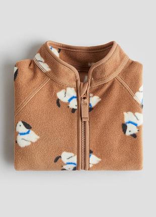 Тепла флісова кофта фліска h&m hm для хлопчика 2