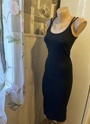 Трикотажное платье миди pimkie, размер s, m