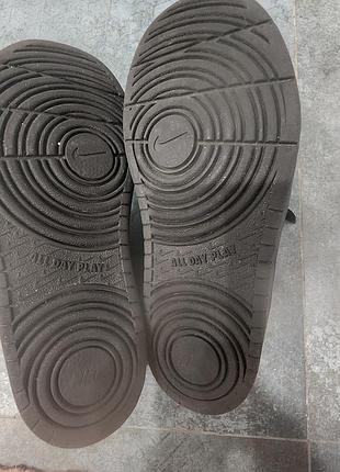 Кожаные кроссовки nike court borough low 2 (оригинал) - размер 32 (20 см)