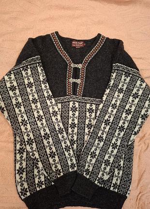 Свитер винтажный шерсть (унисекс)