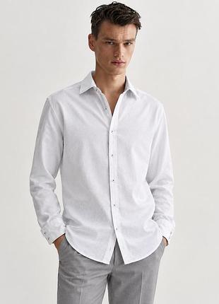 Чоловіча сорочка süvari slim fit біла