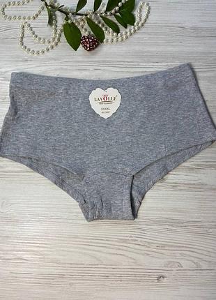 Трусики женские из хлопка в рубчик от бренда lavolle арт. 3687🎀