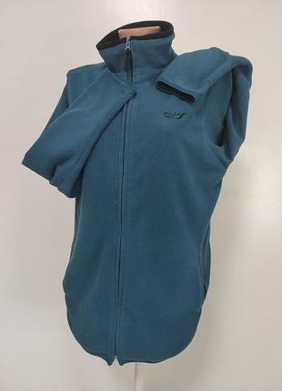 Флисовая кофта на молнии l/xl ог 116-120см