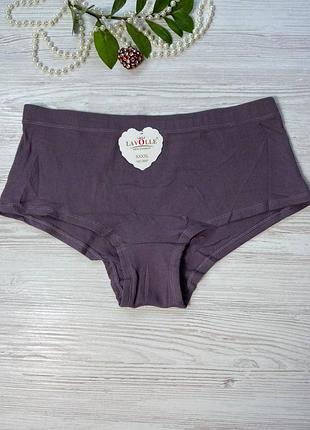 Трусики женские из хлопка в рубчик от бренда lavolle арт. 3687🎀
