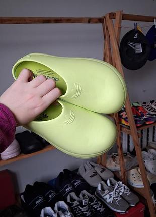 Лимонные дутики adidas