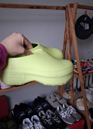 Лимонные дутики adidas 5